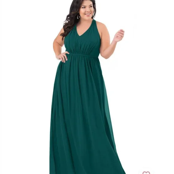 azazie peacock bridesmaid dress Azazie Kyedae